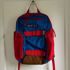 Burton Blue and Red Men's Backpack